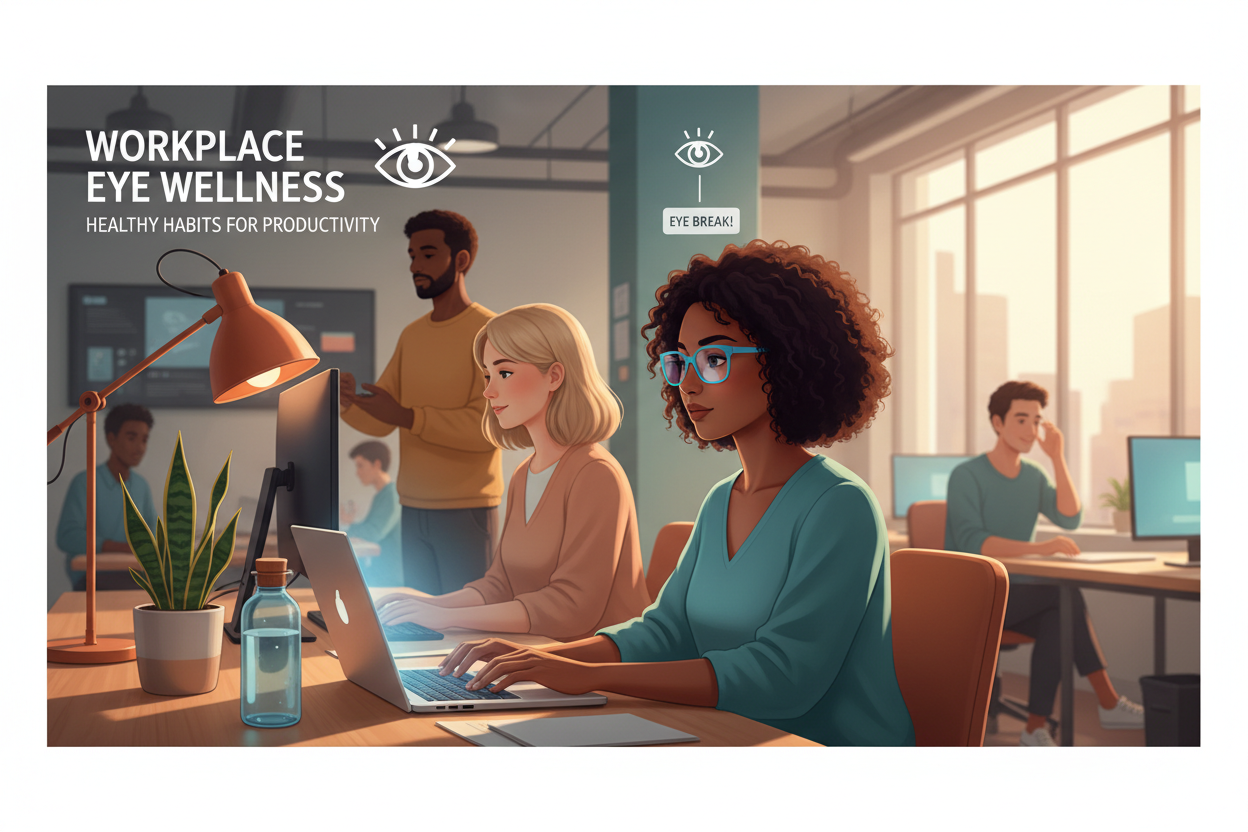 5 Cách Chăm Sóc Mắt Của Bạn Tại Nơi Làm Việc